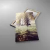 Bild auf Leinwand - Leinwandbild - Meer Palme Wasser - Produktbild-Vorschau 2