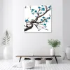 Leinwandbild natur - blau 50x50 cm Feeby blau wandbild Produktbild-Vorschau 2
