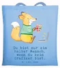 Mr. & Mrs. Panda Tote Bag Grafiker Herz - Sky Blue - Produktbild-Vorschau 1