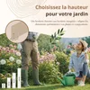 Floranica Bordure de jardin flexible 30 x 100 cm naturel Voir les images du produit 2