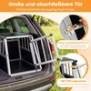 COSTWAY Trasportino per cani, trasportino in alluminio con Anteprima dell’immagine prodotto 4