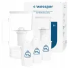 Caraffa filtrante Wessper D2 BOROSILICATE da 3 L, bianca – Anteprima dell’immagine prodotto 1