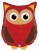 Grabo Ballon Eule rot 66 cm Produktbild-Vorschau 1
