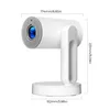 A white projector with dimensions indicated by measurement lines and text. Produktbild-Vorschau