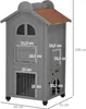 Fortuna Lai Maison pour chat pour lit ou litière  Armoire Voir les images du produit 3