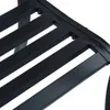 vidaXL Ławka ogrodowa 125 cm stal czarna Podgląd zdjęcia produktu 5
