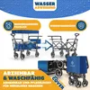 KESSER® Bollerwagen Faltbar GTS-9100 mit Dach Handwagen Produktbild-Vorschau 6