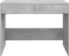 vidaXL Schreibtisch Betongrau 101x50x76,5 cm Holzwerkstoff Produktbild-Vorschau 6