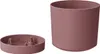 A plant pot and its saucer are shown separately against a white background. Náhled obrázku produktu