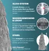 Product features and details are presented with text and illustrative images. Produktbild-Vorschau