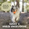RUDELKÖNIG Hundeball orange – Ball aus Naturkautschuk, Produktbild-Vorschau 2