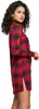 Urban Classics Ladies - Koszula flanelowa w kratę czerwona Podgląd zdjęcia produktu 9