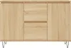[Home] Sideboard Sonoma-Eiche 104x35x70 cm Holzwerkstoff Produktbild-Vorschau 5