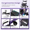 COSTWAY 2in1 rollator e sedia a rotelle pieghevole con Anteprima dell’immagine prodotto 8