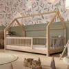 Crazy Pine Hausbett 190x90 cm – Montessori Kinderbett aus Produktbild-Vorschau 1