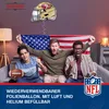 NFL San Francisco Folienballon shape 50x45cm Football Helm Produktbild-Vorschau 3