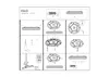 Eglo 99407 PESCAITO Plafoniera LED 19,5W Ø380mm nero bianco Anteprima dell’immagine prodotto 8
