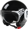 CMX Jethelm - Rollerhelm Eightball schwarz glänzend L Produktbild-Vorschau 1