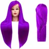 Główka treningowa Iza 80 cm purple, włos termiczny+ uchwyt, Podgląd zdjęcia produktu 4