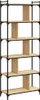 vidaXL Libreria 6 ripiani rovere Sonoma 76x32x192 cm Anteprima dell’immagine prodotto 6