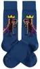 Jimmy Lion Basquiat Pez Dispenser Crew-socken Blau EU 36-40 Produktbild-Vorschau 1