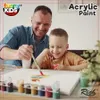 FUNNY KIDS Acrylfarben Set & Fingerfarben Set - 12x25 ml Produktbild-Vorschau 3