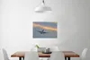 MuchoWow® Poster Flugzeug fliegt dem Sonnenuntergang Produktbild-Vorschau 2