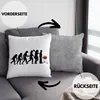 Trendation - Grillen Herzschlag Geschenk Deko-Kissen mit Produktbild-Vorschau 2
