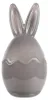 Clayre & Eef Szklane jajko Ø 9x17 cm Szare szkło Podgląd zdjęcia produktu 1