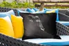 MuchoWow® Outdoor Kissen - Elefant - Schwarz und weiß - Produktbild-Vorschau 4