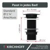 98806840 Odtoková armatúra, matná čierna, 1 1/4" x 100 mm, Náhľad obrázku produktu 4