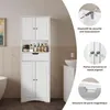 BEALIFE Hoge badkamerkast 60x30x170 cm | Met 4 deuren, Productafbeelding-voorbeeld 3