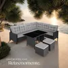 Rattan Lounge Barletta für 6 bis 8 Personen Produktbild-Vorschau 7