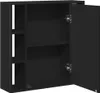 CLORIS Bad-Spiegelschrank Schwarz 60x16x60 cm Holzwerkstoff Produktbild-Vorschau 6