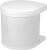 A white kitchen bin with a textured lid. Náhled obrázku produktu