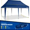 tillvex Pavillon 3x6m Blau wasserdicht | Pop-Up Produktbild-Vorschau 7