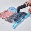 relaxdays Hängende Vakuumbeutel Kleidung 4er Set Produktbild-Vorschau 5