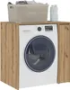 vidaXL Waschmaschinen-Schrank mit Tür Artisan-Eiche 87 x 60 Produktbild-Vorschau 2