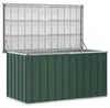 vidaXL Zahradní úložný box zelený 129 x 67 x 65 cm Náhled obrázku produktu 2