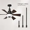 E27 Leise Ventilator φ52cm Deckenventilator mit Licht & Produktbild-Vorschau 5