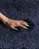 BELIANI Teppich Blau 140 x 200 cm Shaggy in rechteckiger Produktbild-Vorschau 4