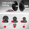 Hop-Sport Gusseisen Kurzhanteln Set - Kurzhantel Set 20kg Produktbild-Vorschau 2
