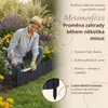 Floranica dřevěný obrubník záhonu 40 x 100 cm antracitový Náhled obrázku produktu 5