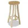 vidaXL Barhocker Teak Massivholz Produktbild-Vorschau 5