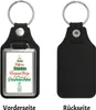 Christbaum Schlüsselanhänger mit Kunstleder-Anhänger mit Produktbild-Vorschau 2