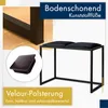 Sitzbank Schwarz 64,5 cm – Handgefertigte Garderobenbank im Produktbild-Vorschau 8