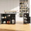 obrotowy stół barowy 360° 210 cm Wyspa kuchenna w kształcie Podgląd zdjęcia produktu 5