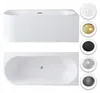 Corciano Vorwandbadewanne Pula Rechts 180x80 Weiß | Produktbild-Vorschau 2