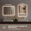 HOROW Koupelnové zrcadlo 50x70 cm proti zamlžování Náhled obrázku produktu 5