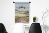 MuchoWow® Wandteppich Wandbehang Flugzeuge - Himmel - Sonne Produktbild-Vorschau 4